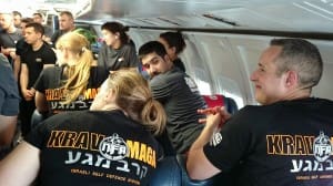 Inside Krav Maga airplane